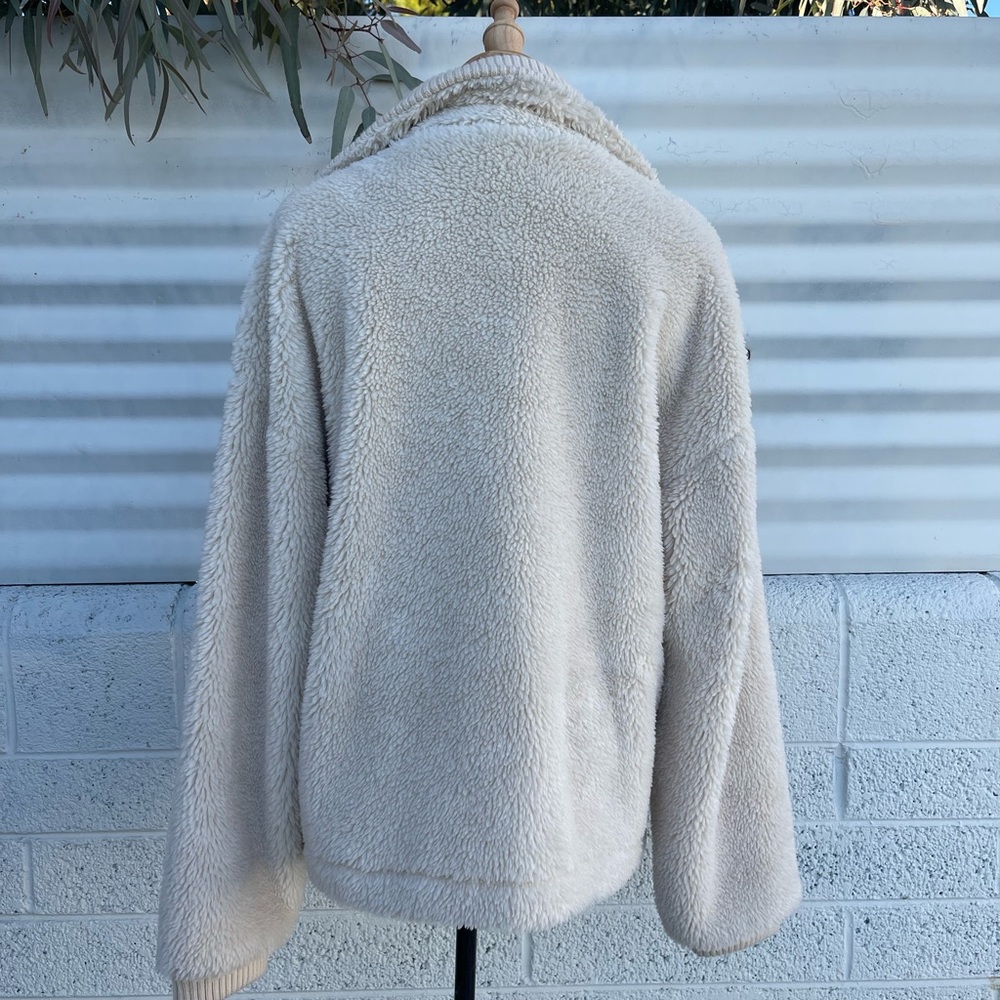 NWT Varley Lowell Sherpa Jacket Sandshell Size Small (Sold Out) - Picture 12 of 12